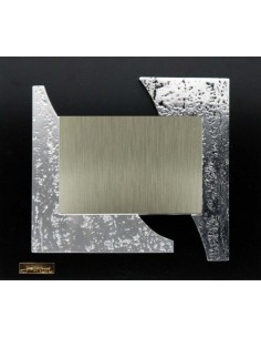 PLACA HOMENAJE DISEÑO 25 X 21 CM