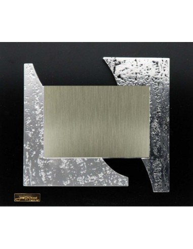 PLACA HOMENAJE DISEÑO 25 X 21 CM