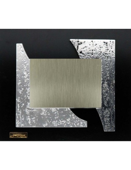 PLACA HOMENAJE DISEÑO 25 X 21 CM