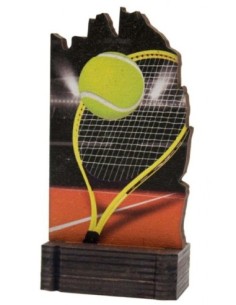 (244) TROFEO MADERA TENIS 13 cm