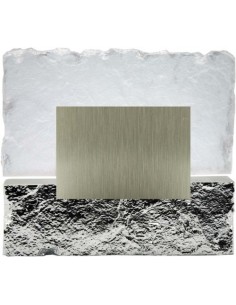 PLACA HOMENAJE DISEÑO 25 X 21 CM
