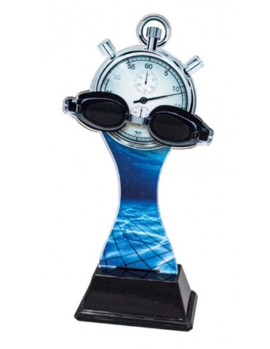 (247) TROFEO METACRILATO NATACION 17 cm