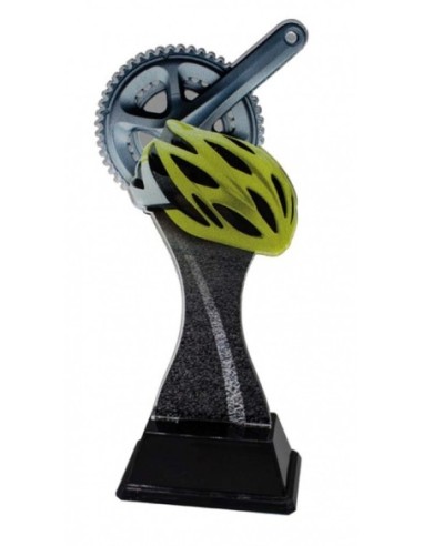 (248) TROFEO METACRILATO CICLISMO 17 cm