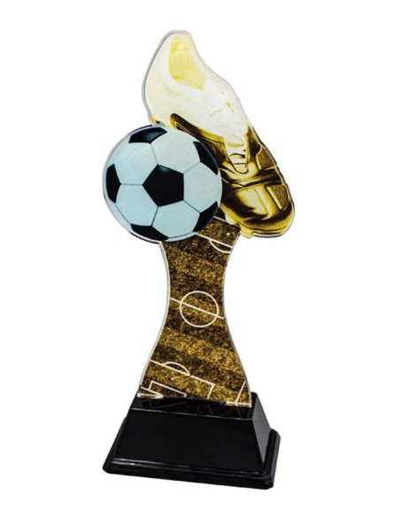 (249) TROFEO METACRILATO FUTBOL 17 cm