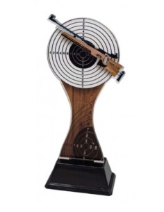 (249) TROFEO METACRILATO TIRO CARABINA 17 cm