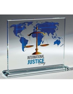 (158) CRISTAL GRAB. LASER/UVI 21 x 17 cm