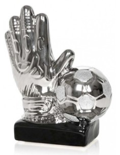 (186) TROFEO CERAMICA FUTBOL 20 x 17 cm