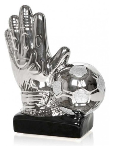 (186) TROFEO CERAMICA FUTBOL 20 x 17 cm