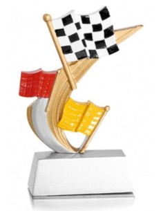 (190) TROFEO ABS METALIZADO MOTOR 14 cm