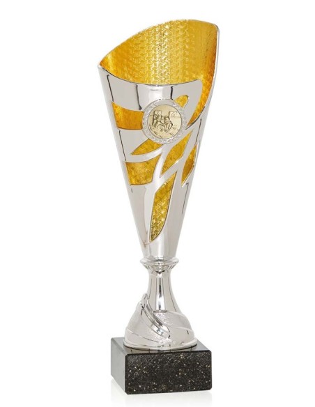 (44) COPA ABS PLATA/ORO 20 cm