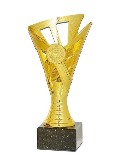 (47) COPA ABS ORO PORTADISCOS 18 cm