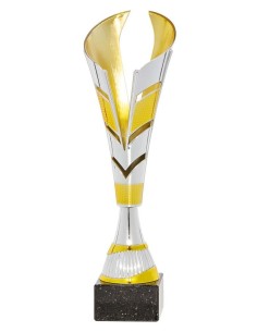 (48) COPA ABS PLATA/ORO 30 cm