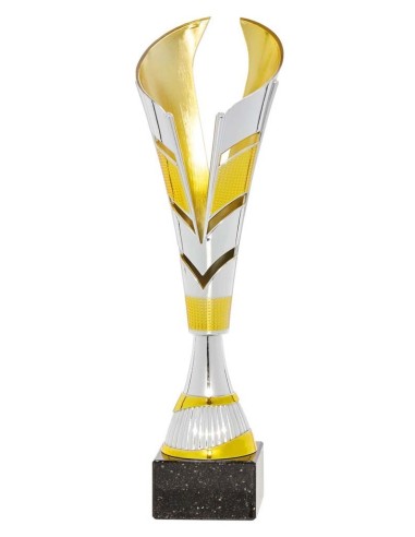 (48) COPA ABS PLATA/ORO 30 cm