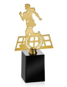 (239) TROFEO METAL ATLETISMO FEMENINO 20 cm