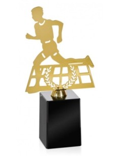 (239) TROFEO METAL ATLETISMO MASCULINO 20 cm