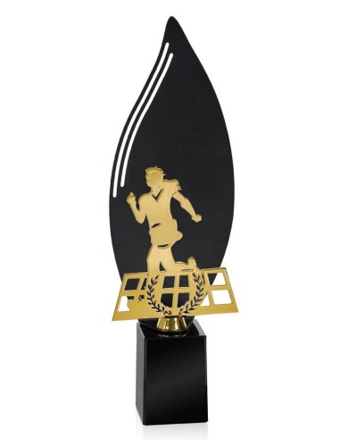 (241) TROFEO METAL ATLETISMO FEMENINO 32 cm
