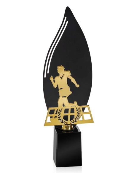 (241) TROFEO METAL ATLETISMO FEMENINO 32 cm