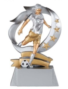 (192) RESINA FUTBOL FEMENINO 15 cm