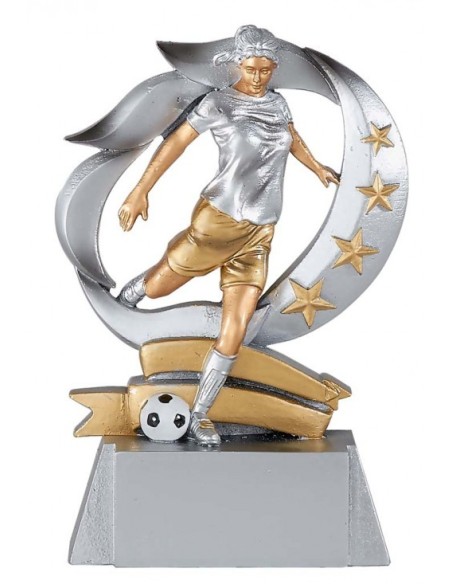 (192) RESINA FUTBOL FEMENINO 15 cm