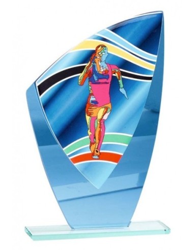 (201) T. DE CRISTAL / CERÁMICA ATLETISMO FEMENINO 24 cm