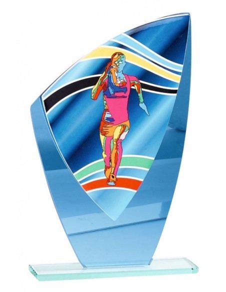 (201) T. DE CRISTAL / CERÁMICA ATLETISMO FEMENINO 24 cm