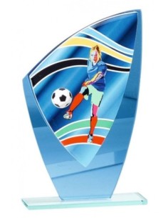 (201) T. DE CRISTAL / CERÁMICA FÚTBOL FEMENINO 24 cm