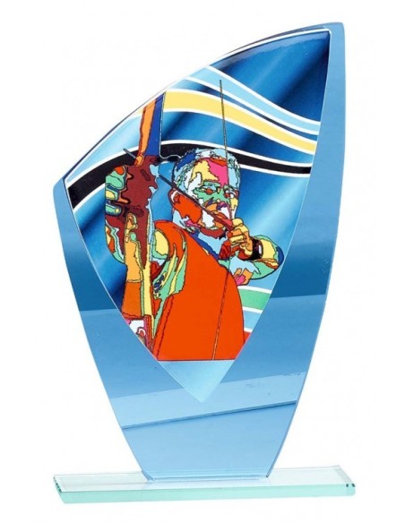(202) T. DE CRISTAL / CERÁMICA TIRO CON ARCO 24 cm
