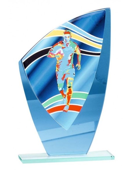 (202) T. DE CRISTAL / CERÁMICA RUGBY 24 cm
