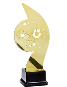 (184) TROFEO FUTBOL ABS METALIZADO 29 cm