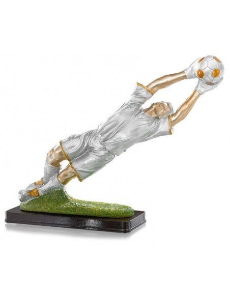 (185) TROFEO RESINA PORTERO FUTBOL 30 x 25 cm