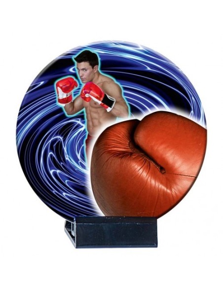 (216) TROFEO DE CERAMICA BOXEO 16 cm