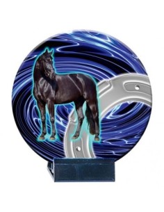 (216) TROFEO DE CERAMICA HIPICA 16 cm