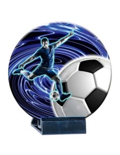 (216) TROFEO DE CERAMICA FUTBOL 16 cm