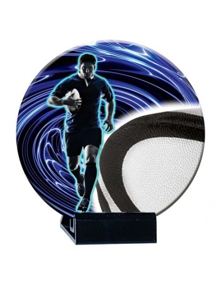 (216) TROFEO DE CERAMICA RUGBY 16 cm