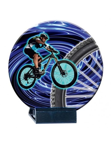 (216) TROFEO DE CERAMICA MOUNTAIN BIKE 16 cm