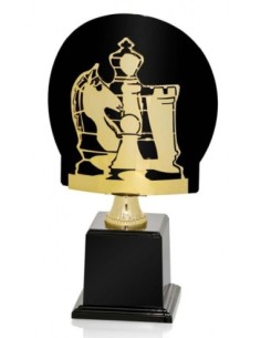(236) TROFEO METAL SERIE FR AJEDREZ 22 cm