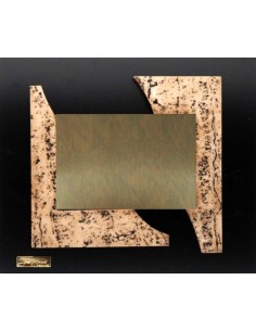 PLACA HOMENAJE DISEÑO 25 X 21 CM