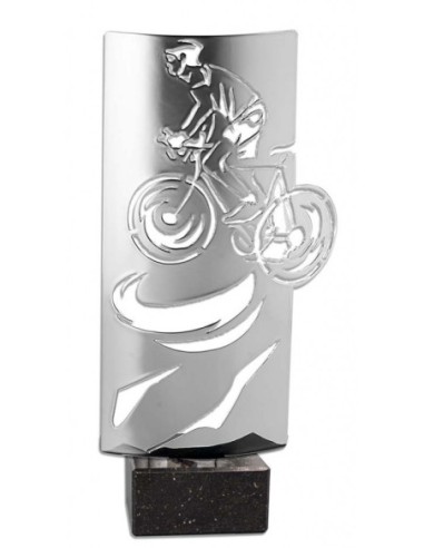 (234) TROFEO METAL CICLISMO 24 cm
