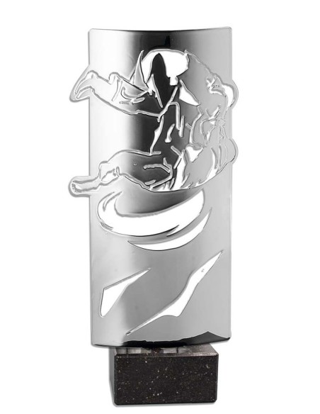 (235) TROFEO METAL JUDO 24 cm