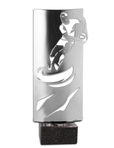 (235) TROFEO METAL RUGBY 24 cm