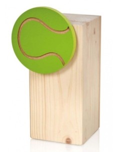 (15) TROFEO MADERA CON ALEGORIA DEPORTE 18 cm