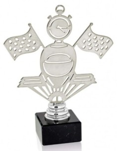 (227) TROFEO METAL MOTOR 19 cm