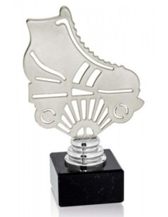 (228) TROFEO METAL PATINES 4 RUEDAS 16 cm