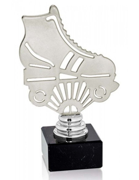 (228) TROFEO METAL PATINES 4 RUEDAS 16 cm