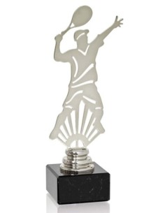 (228) TROFEO METAL TENIS 19 cm