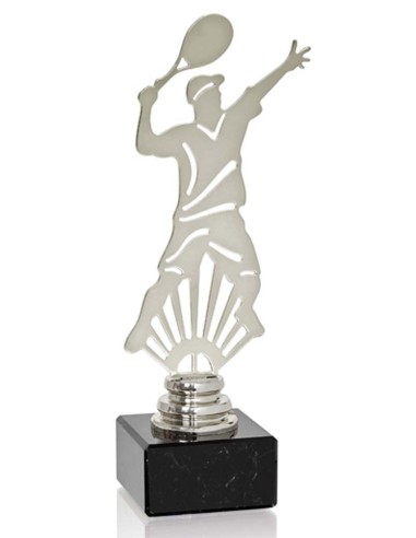 (228) TROFEO METAL TENIS 19 cm
