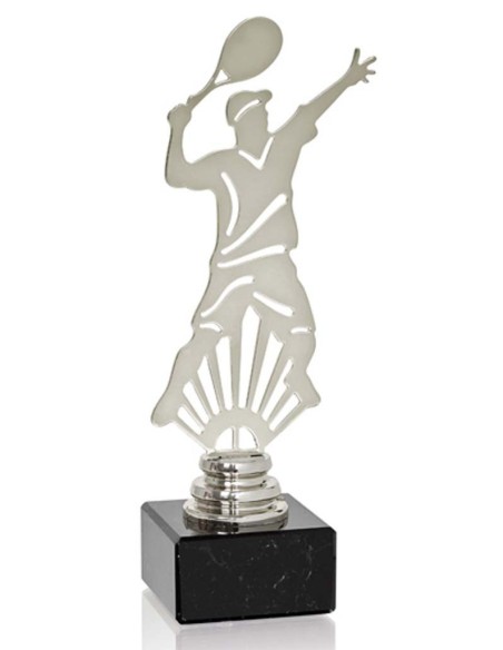 (228) TROFEO METAL TENIS 19 cm