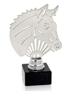 (228) TROFEO METAL HÍPICA 16 cm