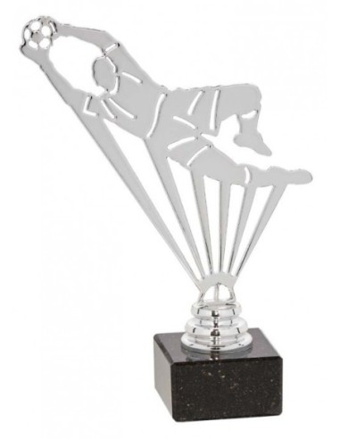 (227) TROFEO METAL PORTERO 19 cm
